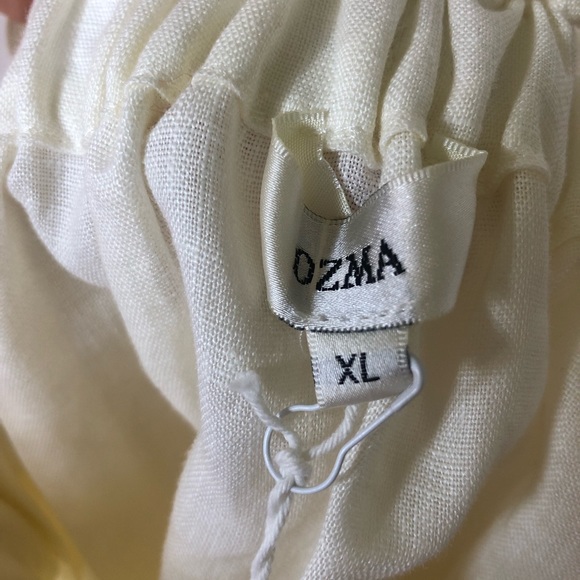 Ozma of California Zaire Top - Natural/Linen - Picture 5 of 7